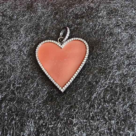 NWOT Karli Buxton Heart with Crystals - Picture 3 of 5